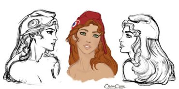 - The words of images